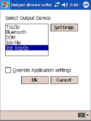 JOB TCP/IP