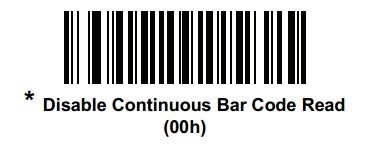 P(gun)]Continuous Bar Code Read