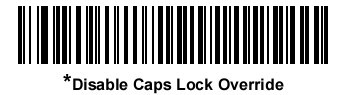 Disable Caps Lock Override