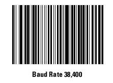 Baud Rate 38400